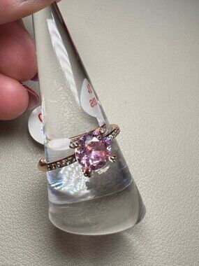 💗 Bomb Party OG Rose Quartz Rings (Size 9 & 10) 💗 By Bomb Party ✨